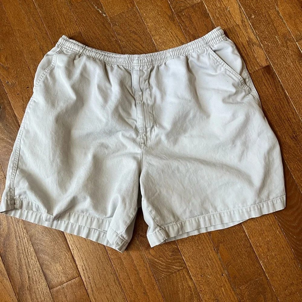 Basic Editions Men’s Cream Shorts, Size Large - Picture 1 of 3